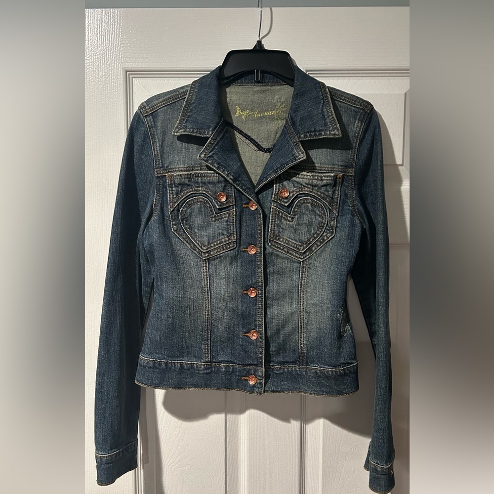 Anatomie Blue Jean Jacket with Copper Buttons